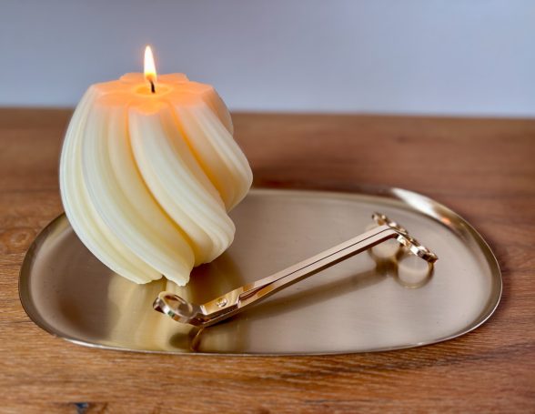 Stilvolle Swirlkerze Stilvolle Swirlkerze